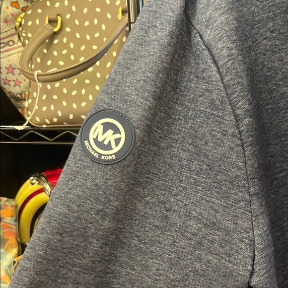 Michael Kors Charcoal Zip-Up Jacket - Picture 7 of 9